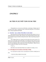 Giáo trình cơ sở Matlab v5.2-1 - Phần 1 Cơ sở matlab - Chương 2