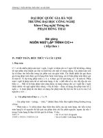 Ngôn ngữ lập trình c&c++ ( Phạm Hồng Thái) P4