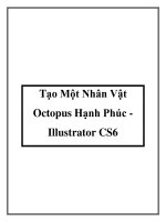 Tạo Một Nhân Vật Octopus Hạnh Phúc Illustrator CS6