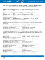 Bài tập trắc nghiệm chuyên đề Andehit - Axit cacboxylic môn Hóa học 11 năm 2020 Trường THPT Thanh Miện