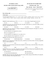 69  đề thi thử TN THPT 2021   môn hóa   chuyên phan ngọc hiển   cà mau   lần 1   file word có lời giải doc