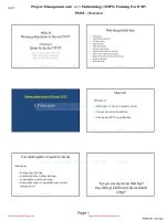 Bài giảng Nhập môn Công nghệ phần mềm: Phần 2 - Vũ Thị Hương Giang