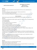 Bộ 5 đề thi HK2 môn Lịch Sử 7 năm 2021 có đáp án Trường THCS Nghi Xuân