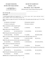 27  đề thi thử TN THPT 2021   môn hóa   THPT thạch thành 1   thanh hóa   lần 1   file word có lời giải chi tiết doc doc