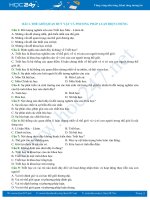 Trắc nghiệm ôn tập HK1 môn GDCD 10 năm học 2019 - 2020 có đáp án