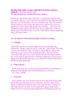 Những hiểu biết cơ bản nhất để trở thành Hacker Phần 6