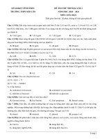 18  đề thi thử TN THPT 2021   môn hóa   THPT đội cấn   vĩnh phúc   lần 1   file word có lời giải chi tiết