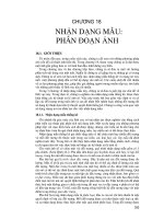 Bài giảng Xử lý ảnh - Chương 18: Nhận dạng mẫu: Phân đoạn ảnh