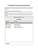Tự động kích hoạt ứng dụng ở Windows