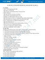 Lý thuyết và bài tập ôn thì HK2 năm 2020 môn Tin học 11