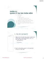 Bài giảng Công nghệ phần mềm: Phần 2 - Vũ Thị Hương Giang