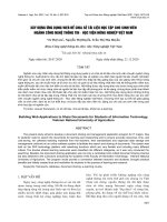 Xây dựng ứng dụng web để chia sẻ tài liệu học tập cho sinh viên ngành Công nghệ thông tin - Học viện Nông nghiệp Việt Nam