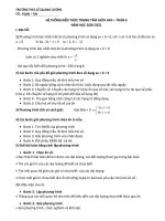 Đề cương ôn tập giữa học kì 2 môn Toán lớp 8 năm 2020-2021 - Trường THCS Lê Quang Cường