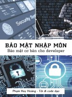 Bảo mật nhập môn cho developer