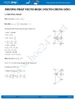 Chuyên đề giải toán bằng Phương pháp vecto buộc (Vecto chung gốc)