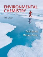 Preview Environmental Chemistry, 5th Edition by Colin Baird, Michael Cann (2012)