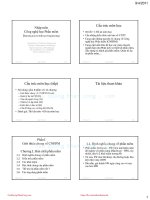 Bài giảng Nhập môn Công nghệ phần mềm: Phần 1 - Vũ Thị Hương Giang