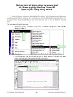 Hướng dẫn sử dụng arrow tool và phương pháp làm key frame để tạo chuyển động trong scene p1