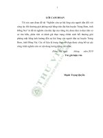 Nghiên cứu sự hài lòng của người dân đối với công tác bồi thường giải phóng mặt bằng trên địa bàn huyện trảng bom, tỉnh đồng nai 