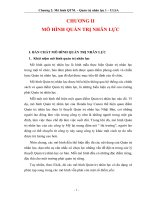 Chương 2: Mô hình QTNL - Quản trị nhân lực 1 (ULSA)