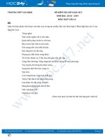 Đề kiểm tra giữa HK2 năm 2019 môn Ngữ Văn 10 - Trường THPT Gia Định