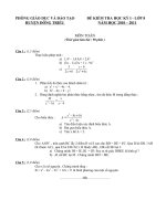 kiem tra ky 1 toan 8 nam 2010 2011