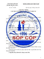 Chuong trinh lam viec toan khoa cua BCU khoa IX