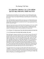 Ấn chương Việt Nam - ẤN CHUƠNG TRONG CÁC CẤP CHÍNH QUYỀN ĐỊA PHUƠNG THỜI NGUYỄN