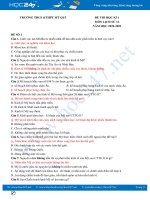 Bộ 3 đề thi HK1 môn Lịch sử 12 năm 2020 có đáp án Trường THCS&THPT Mỹ Quí