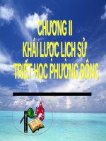 Bài giảng Triết học (cao học): Chương II