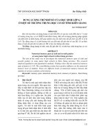 Dung lượng trí nhớ số của học sinh lớp 6, 7 ở một số trường trung học cơ sở tỉnh Kiên Giang