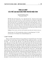 Tính lai ghép của thể loại kịch bản phim truyện điện ảnh