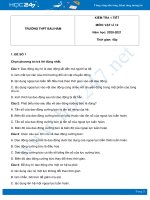 Bộ 3 đề thi HK1 môn Lý 12 có đáp án Trường THPT Bàu Hàm năm 2020