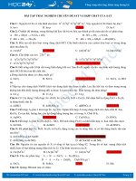 Bài tập trắc nghiệm chuyên đề sắt và hợp chất của sắt môn Hóa học 12 năm 2019-2020