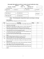 Đề thi hết môn nguyên lý cơ bản của chủ nghĩa Mác Lenin - Đề số 19