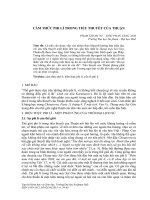 Cảm thức phi lí trong tiểu thuyết của Thuận