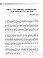 Văn hóa cồng chiêng khu vực Tây Nguyên trước thách thức thời hội nhập - Lê Thị Kim Dung