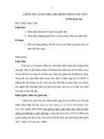 CHĂM SÓC GIẢM NHẸ CHO BỆNH NHÂN UNG THƯ