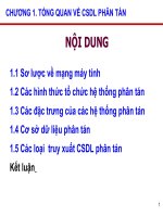 Tong quan ve CSDL phan tan