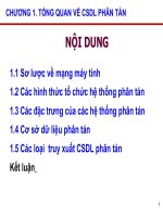 Tong quan ve CSDL phan tan