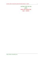 Hướng dẫn ôn thi chính trị Mac Lênin - Nguyễn Văn Hảo