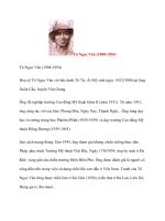 Danh nhân Việt Nam: Tô Ngọc Vân