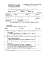 Đề thi hết môn nguyên lý cơ bản của chủ nghĩa Mác Lenin - Đề số 8