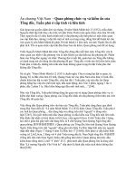 Ấn chương Việt Nam - Quan phòng chức vụ và kiềm ấn của Tổng đốc, Tuần phủ ở cấp tỉnh và liên tỉnh