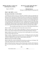 Đề thi học sinh giỏi môn Ngữ văn lớp 7 cấp huyện năm 2020-2021 có đáp án - Phòng GD&ĐT Quảng Xương