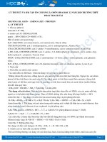 Lý thuyết và bài tập Chương 3, 4 môn Hóa học 12 năm 2020 Trường THPT Phan Thanh Tài