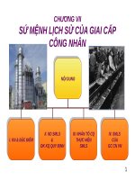 Chương 8: Sứ mệnh lịch sử của giai cấp công nhân