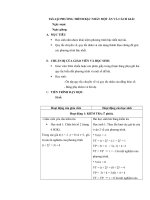 phuong trinh bac nhat mot an va cach giai