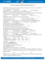 Ôn tập các dạng câu hỏi lý thuyết Hóa hữu cơ năm học 2019-2020