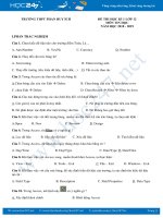 Đề thi HK1 môn Tin học 12 năm 2018 - 2019 Trường THPT Phan Huy Ích